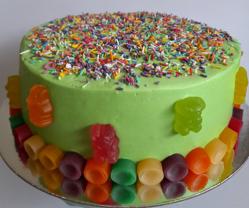 Chocolate Bubblegum Cake