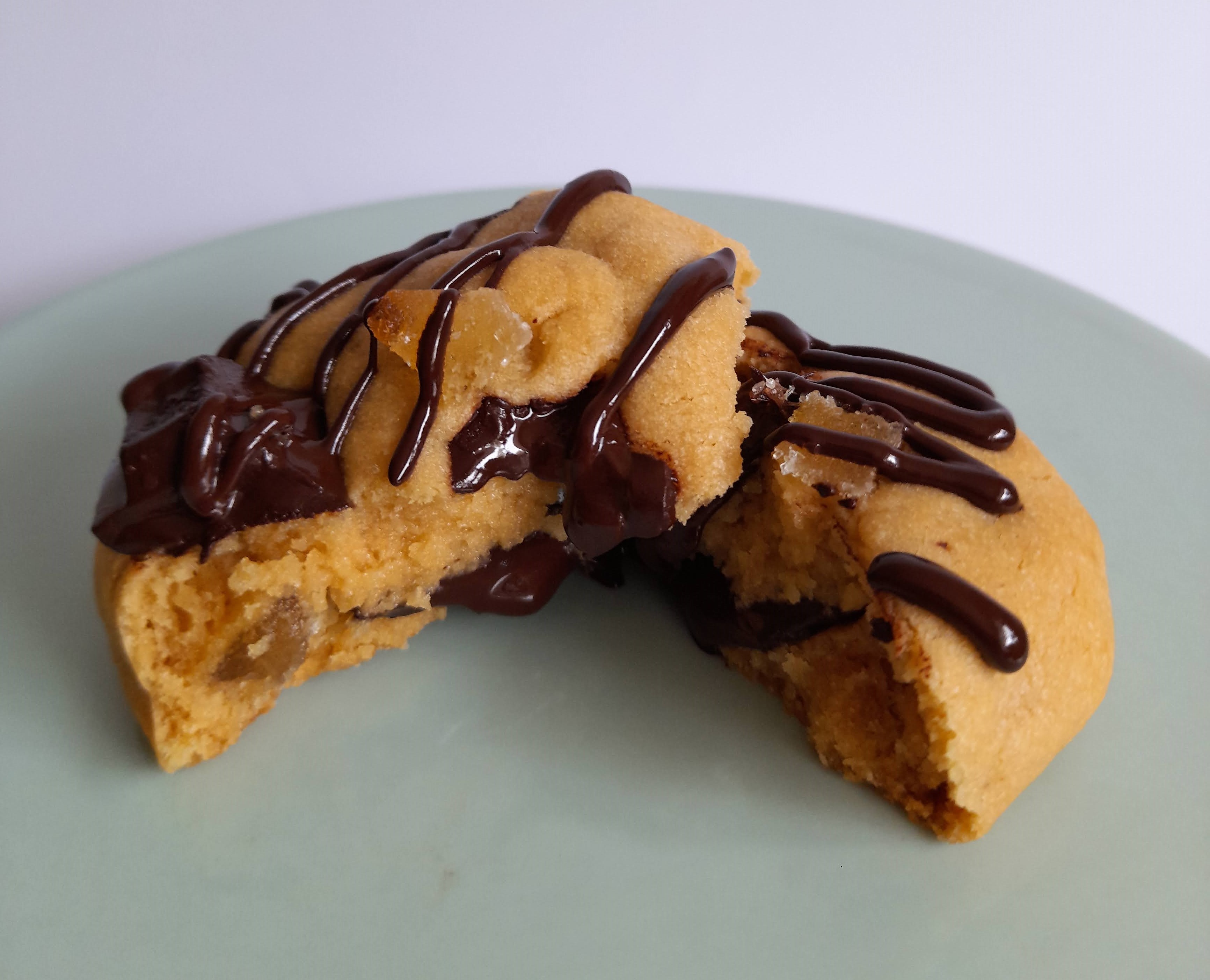 Dark Chocolate and Crystallised Ginger Biscuits