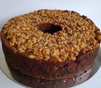 Apple, Date and Walnut Cake