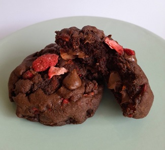 Chocolate Strawberry Biscuits