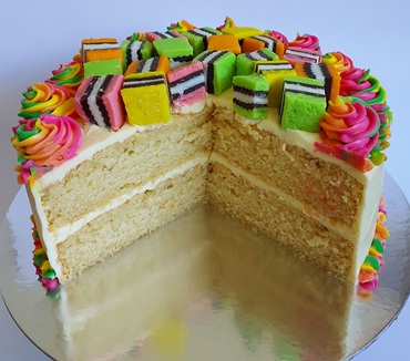 Coconut Licorice Cake